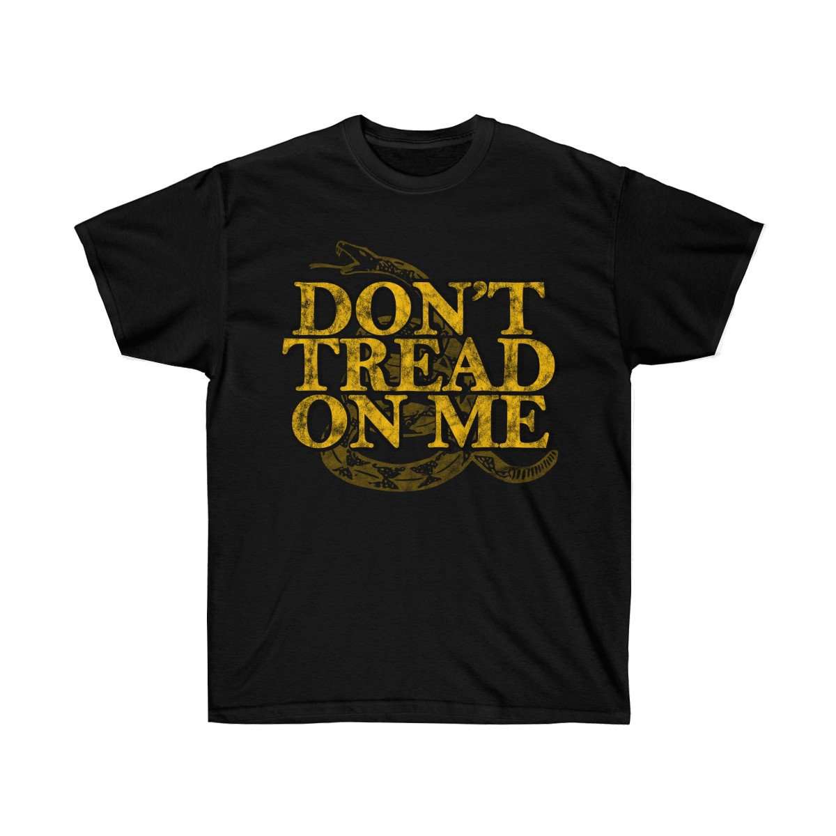 Don't Tread on Me T-Shirt T-Shirt Black L 