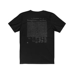 LIMITED: Declaration of Independence Black Edition Doubled-Sided Shirt T-Shirt 