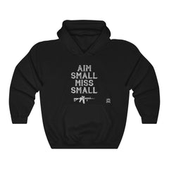 Aim Small, Miss Small AR-15 2A Hoodie Hoodie Black S 