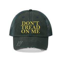 Don't Tread On Me Distressed Hat Hats Dark Green/Navy One size 