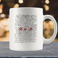 56 in '76 Signers of the Declaration of Independence Coffee Mug Drinkware 56 in '76 