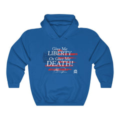 Give Me Liberty or Give Me Death Patrick Henry Signature Hoodie Hoodie Royal S 