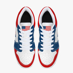 The "Americana" Premium Leather Sneakers - Bring Ammo Exclusive Collection! Trendy Shoes Men US 5 