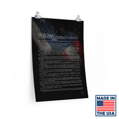 U.S. Constitution Black Edition Premium Poster Poster 
