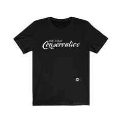 Ice Cold Conservative Premium Jersey T-Shirt Parody T-Shirt Black XS 