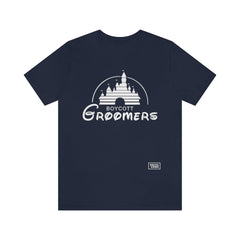 Boycott Groomers Parody T-Shirt Navy XS 