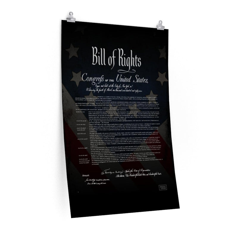 Bill of Rights Black Edition Premium Poster Poster EXTRA LARGE (24×36) 
