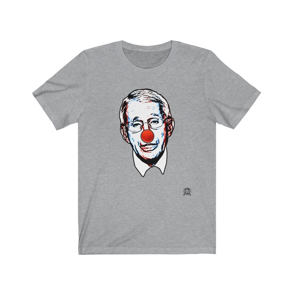 Fauci The Clown T-Shirt Athletic Heather XS 
