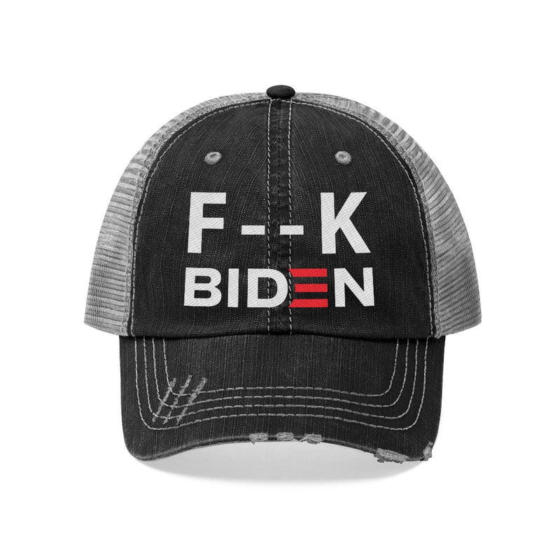 Fuck Biden Distressed Hat Hats Black 