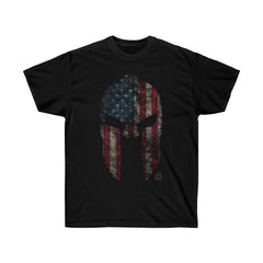 American Spartan Warrior T-Shirt T-Shirt Black L 