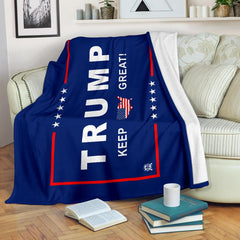Trump Keep Great Ultra Soft Premium Micro Fleece Blanket Blankets LARGE (60"X50") 