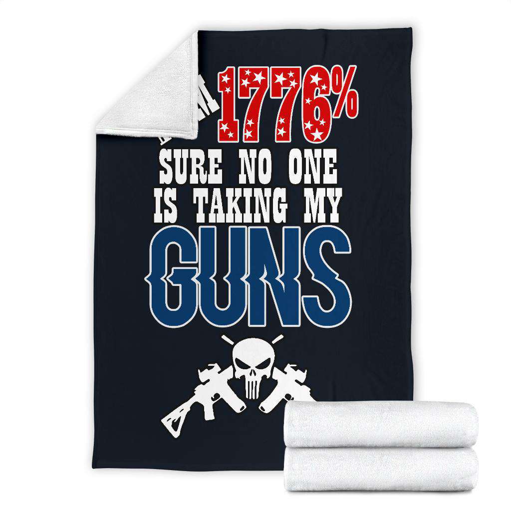 1776% Sure No One Is Taking My Guns Ultra Soft Micro Fleece Blanket v2 Blankets 