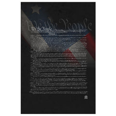 U.S. Constitution Black Edition Premium Canvas Print Canvas Wall Art 2 