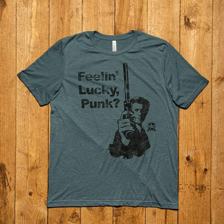 Feelin' Lucky, Punk? Clint Eastwood Dirty Harry Jersey T-Shirt T-Shirt 