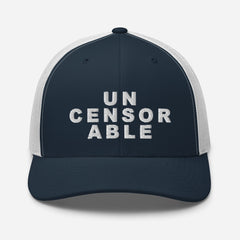 Uncensorable Hat Navy/ White 