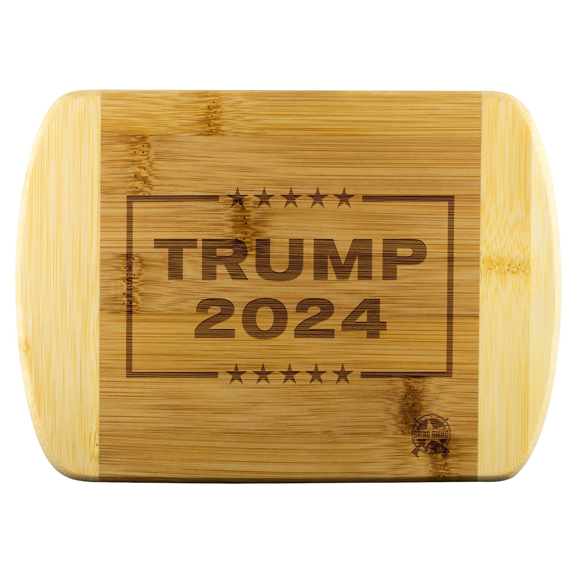Trump 2024 Engraved Real Wood Cutting Board - MADE IN THE USA! Wood Cutting Boards 11" x 8.5" 